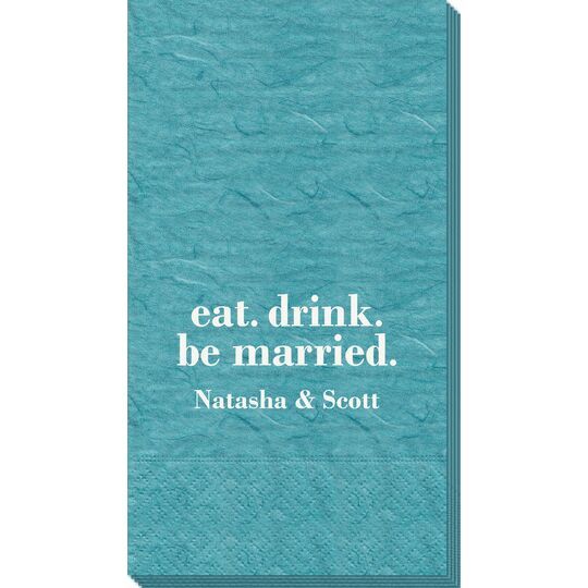 Eat Drink Be Married Bali Guest Towels
